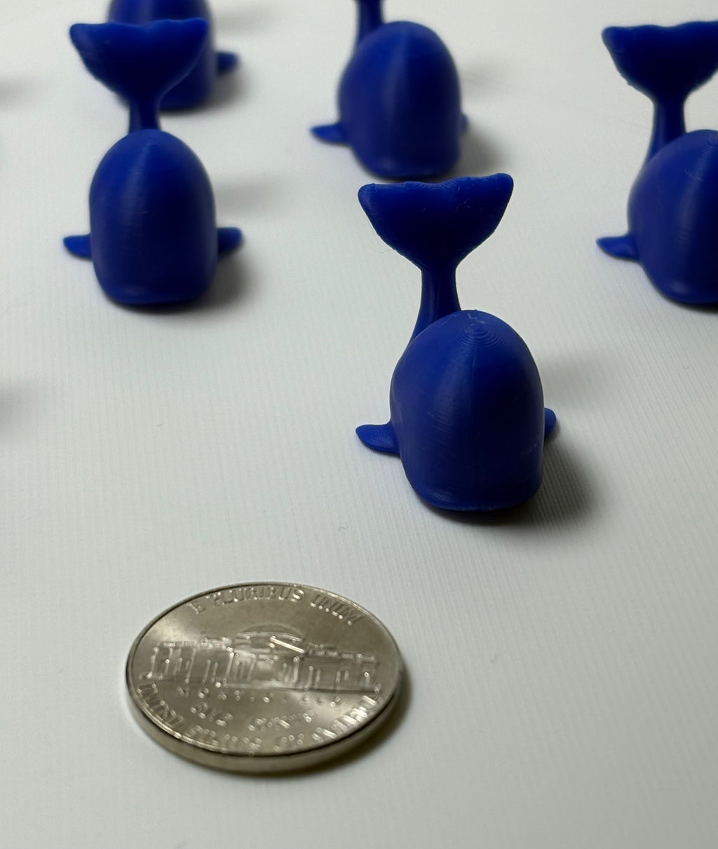 mini whale - 1” (quantity of 10)