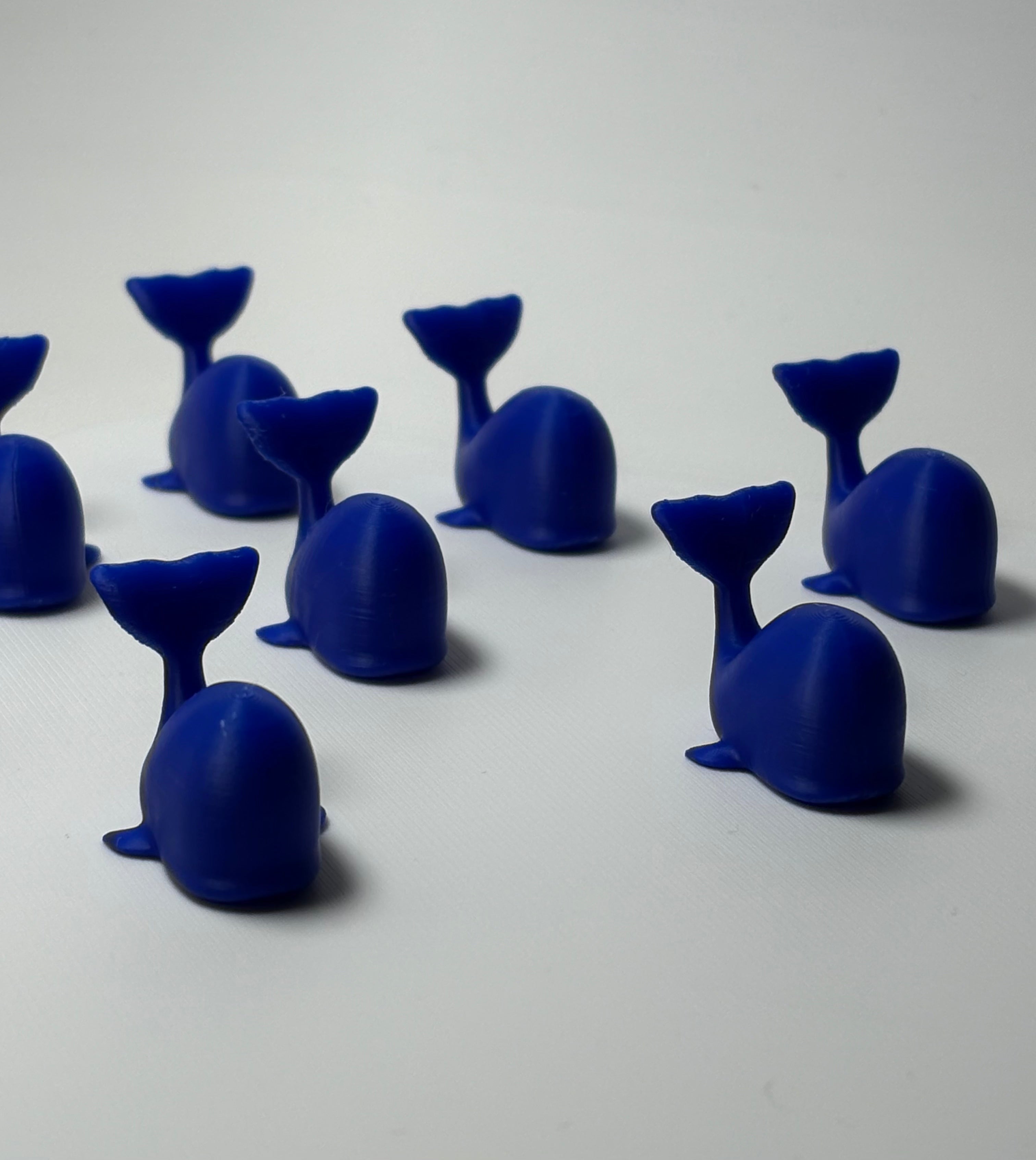 mini whale - 1” (quantity of 10)